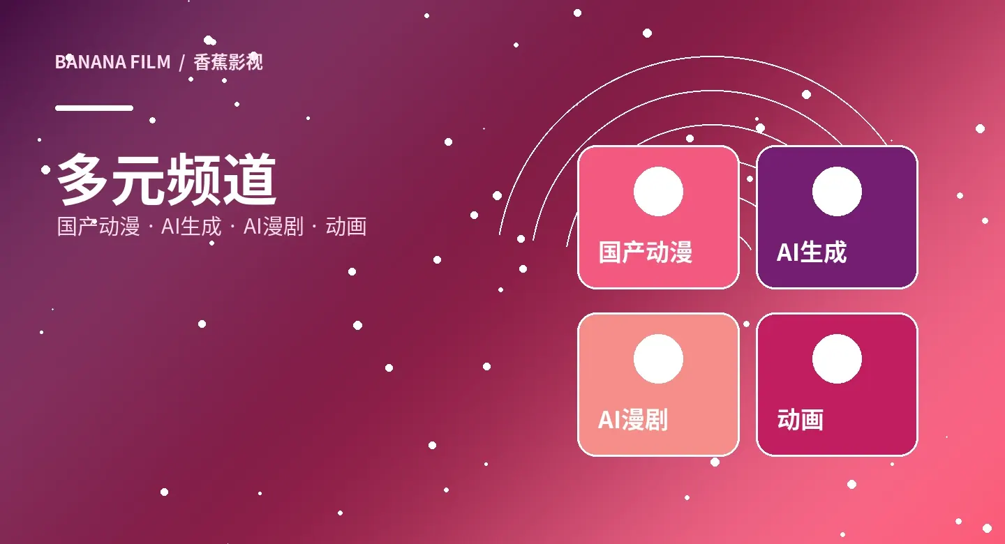 香蕉影视频道主题视觉